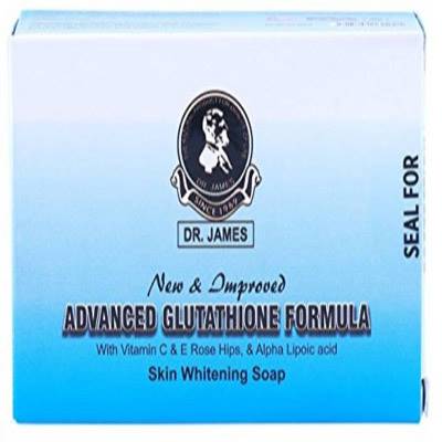 glutathione eye color change Dr James Skin Whitening Soap 135 gm