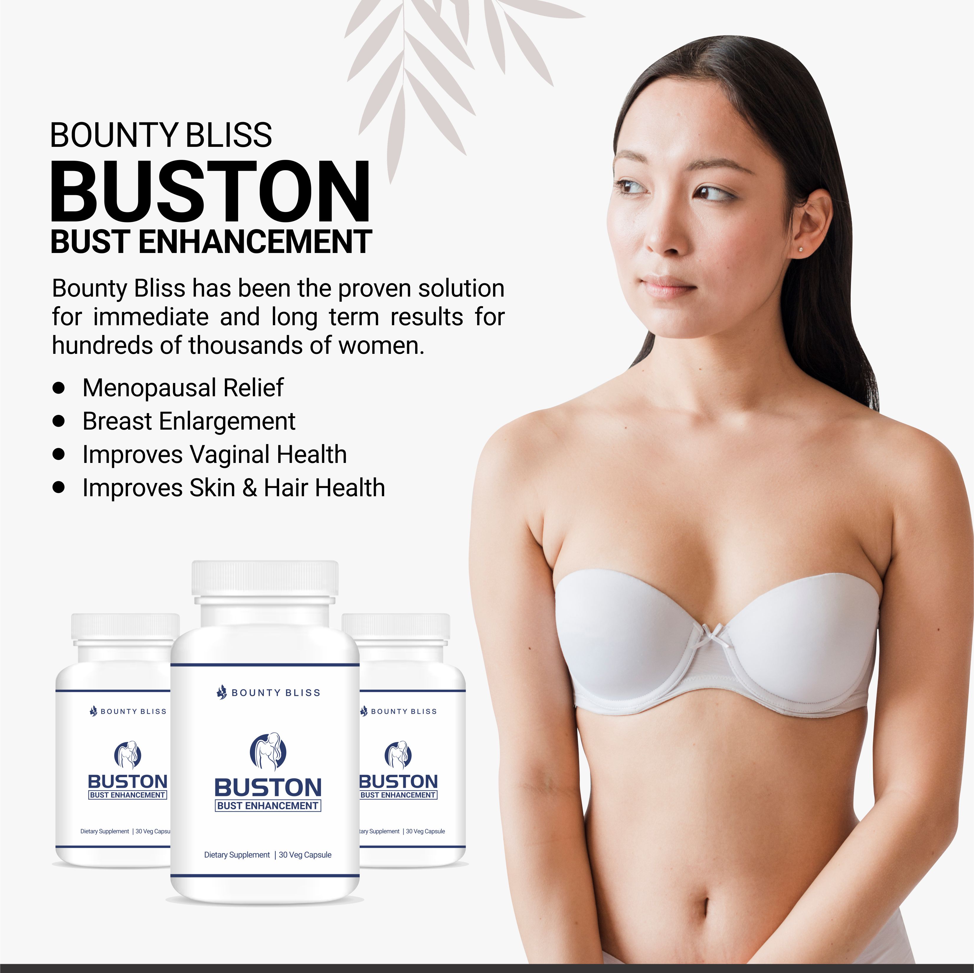 Bounty Bliss BUSTON Breast Enlargment capsule 30 Softgel
