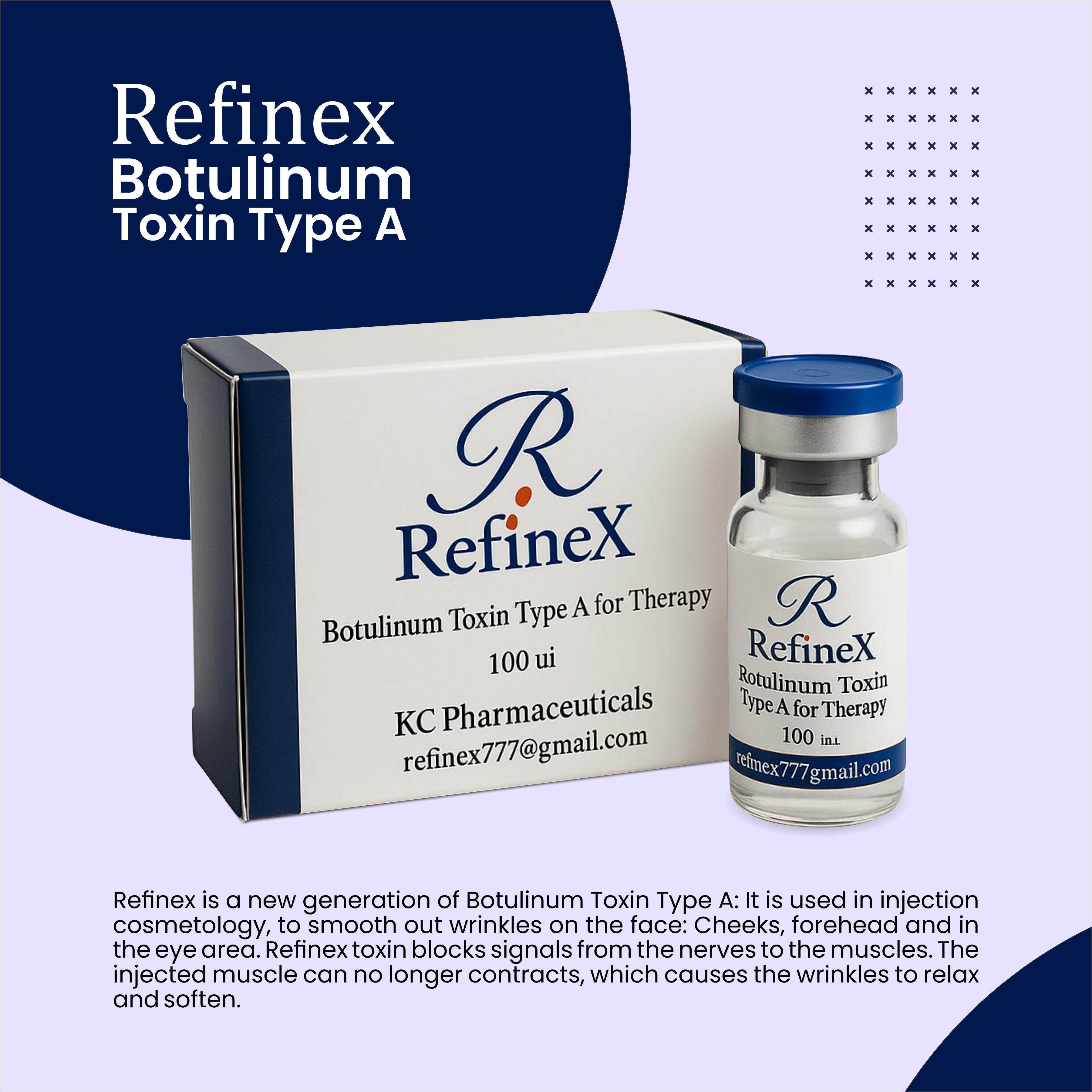 R EFINE BOTULINUM TOXIN TYPE A 100 IU
