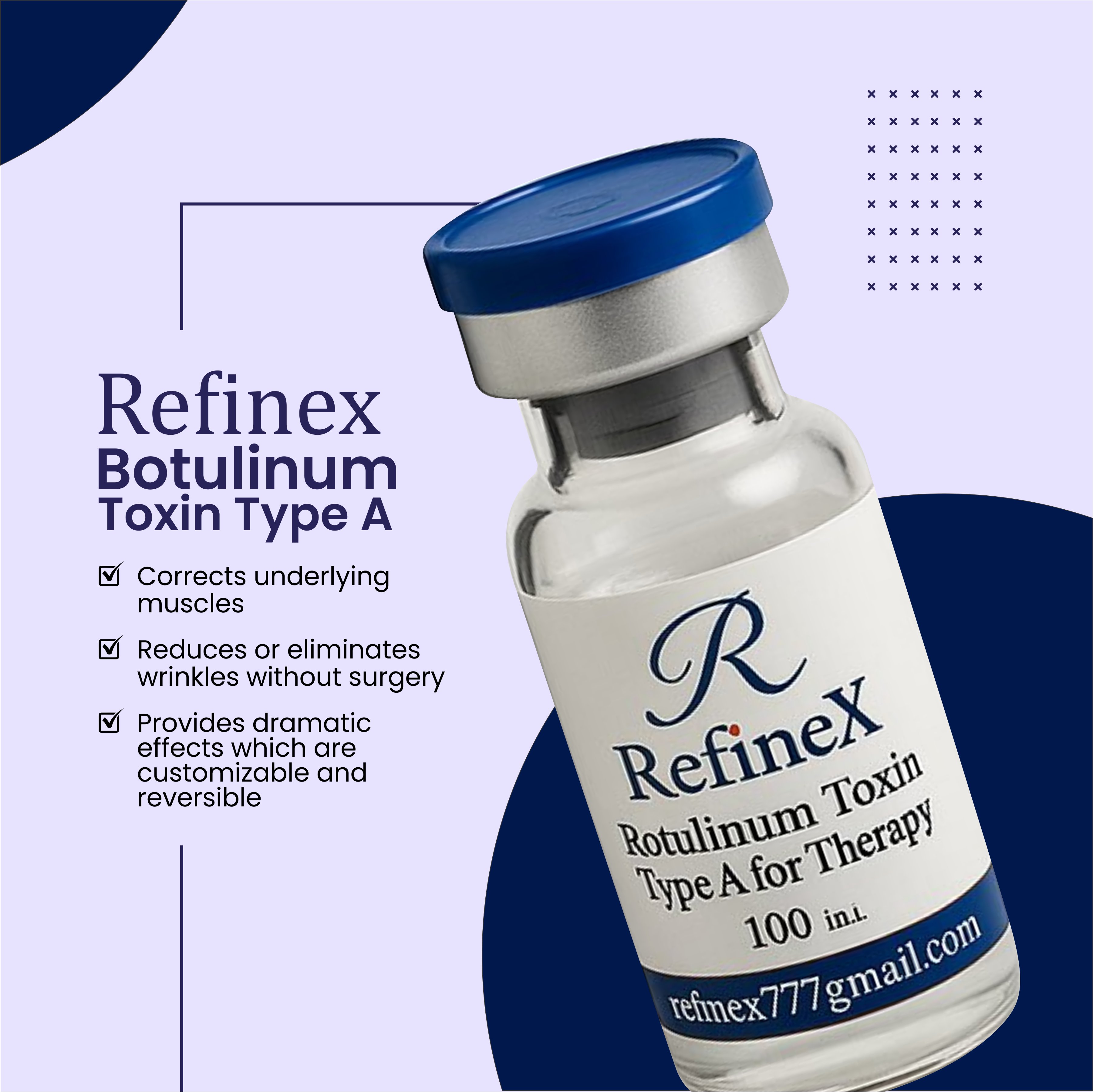 R EFINE BOTULINUM TOXIN TYPE A 100 IU