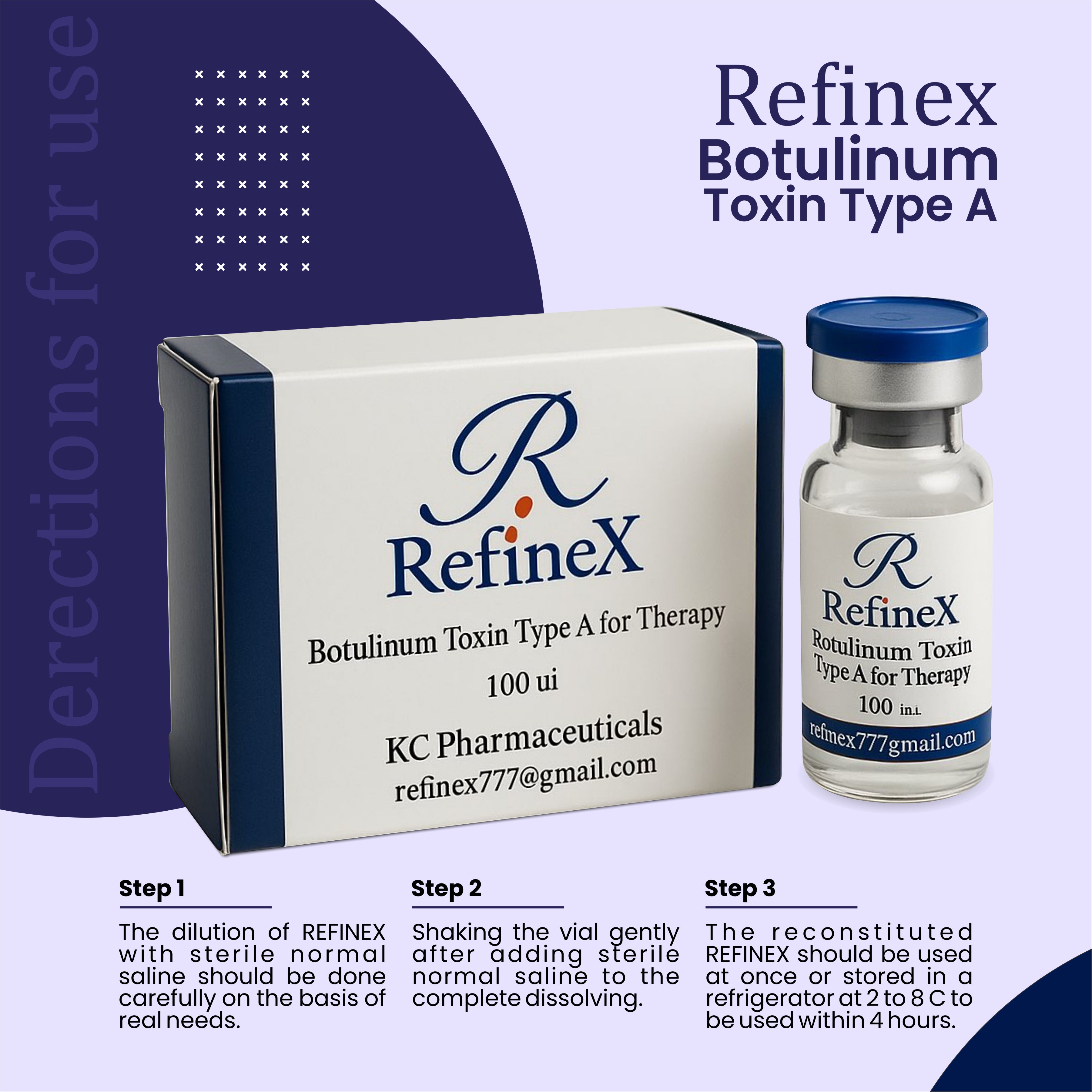 R EFINE BOTULINUM TOXIN TYPE A 100 IU